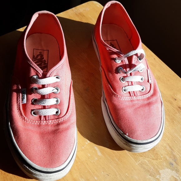 Pink Salmon Vans Size 5 - Picture 4 of 5
